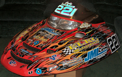 Motowrap for snowmobile graphics and decals